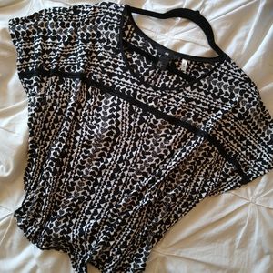 Top - hm heart pattern top